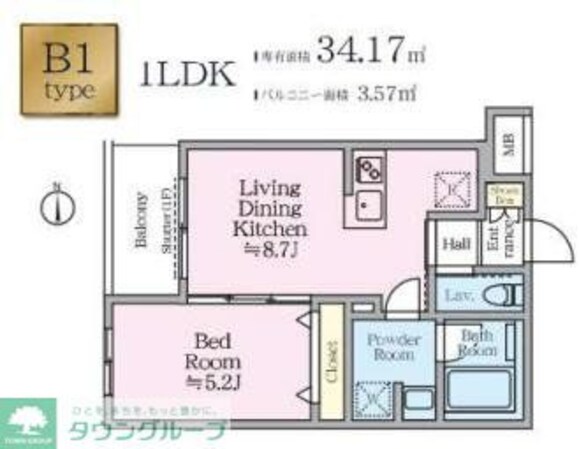 アイルグランデ赤羽の物件間取画像